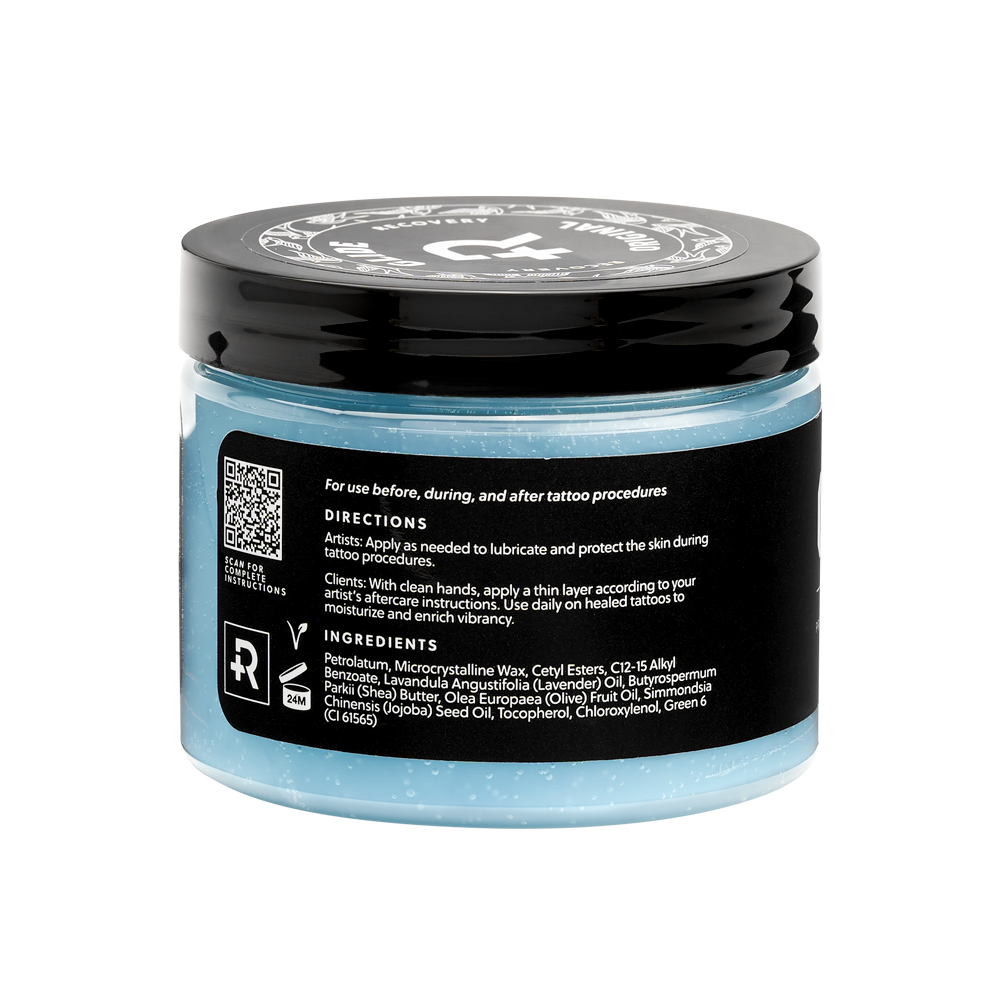 Recovery Tattoo Glide — 6 fl oz Jar - Darklab Tattoo SuppliesRecovery Tattoo Glide — 6 fl oz Jar
