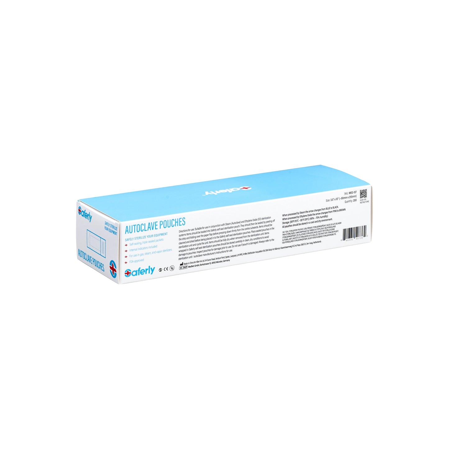 Saferly Autoclave Pouches – Pick Size