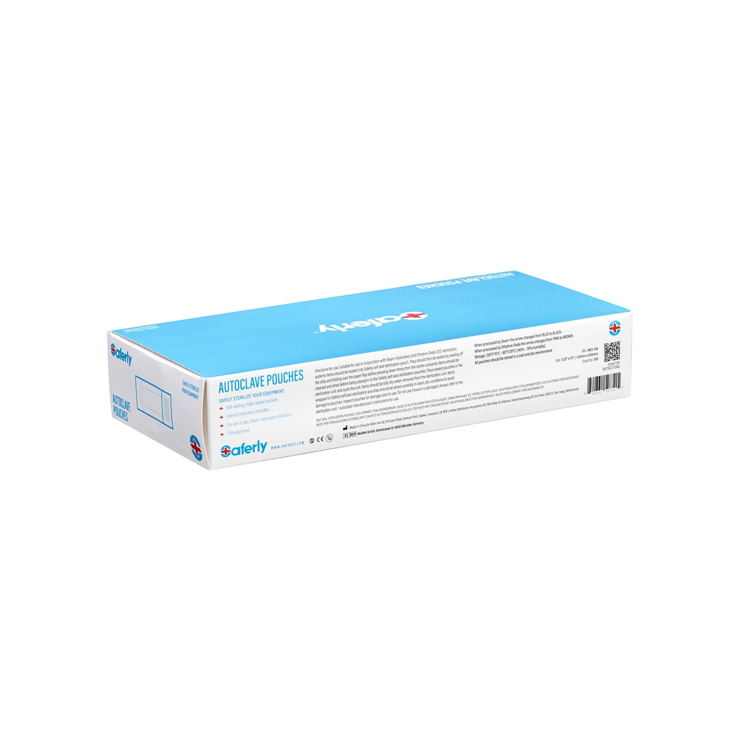 Saferly Autoclave Pouches – Pick Size