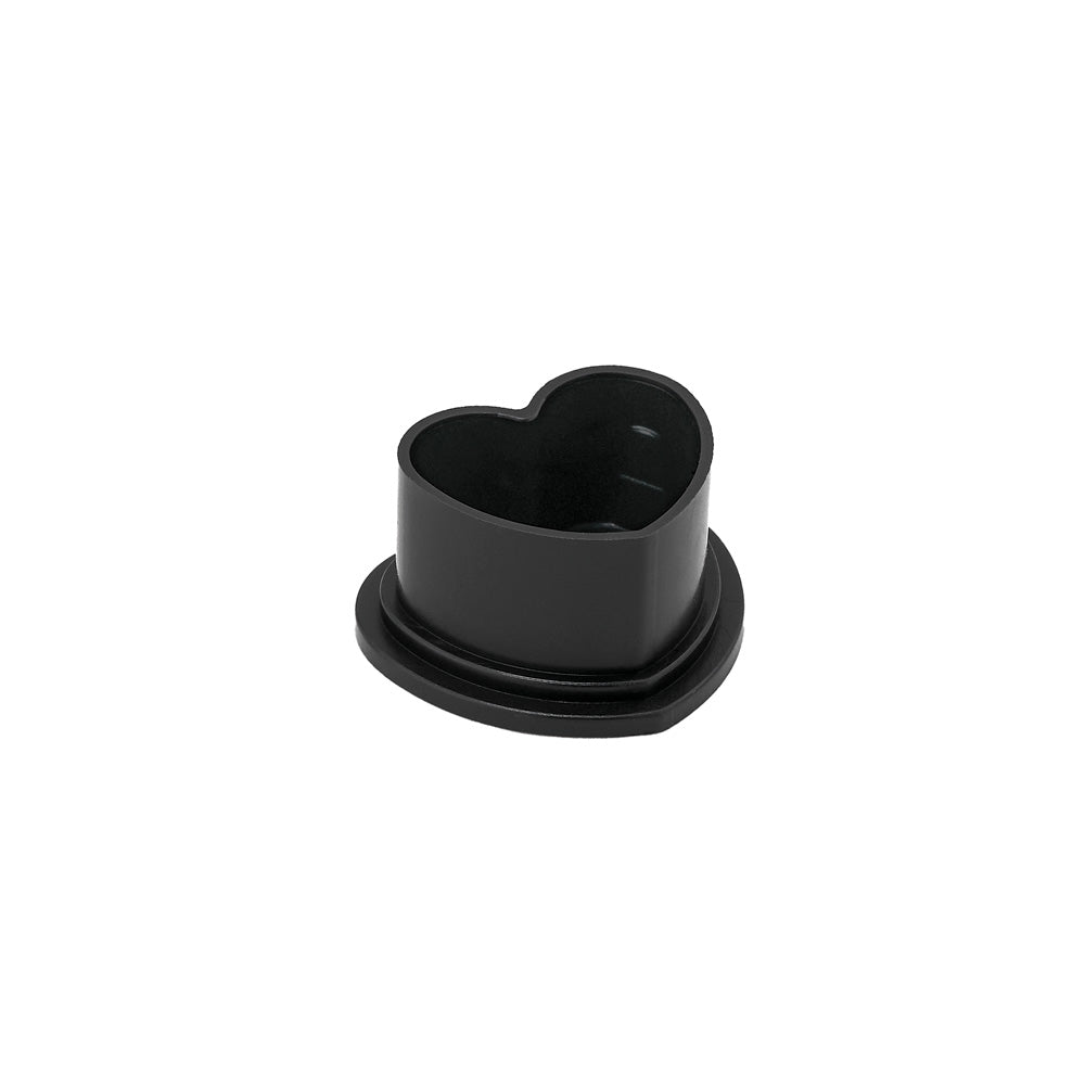 Saferly Heart Silicone Ink Caps — Pick Size and Color — Bag of 500 - Darklab Tattoo Supplies