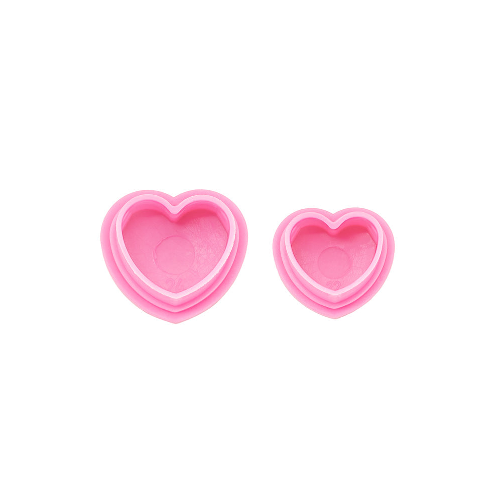 Saferly Heart Silicone Ink Caps — Pick Size and Color — Bag of 500 - Darklab Tattoo Supplies