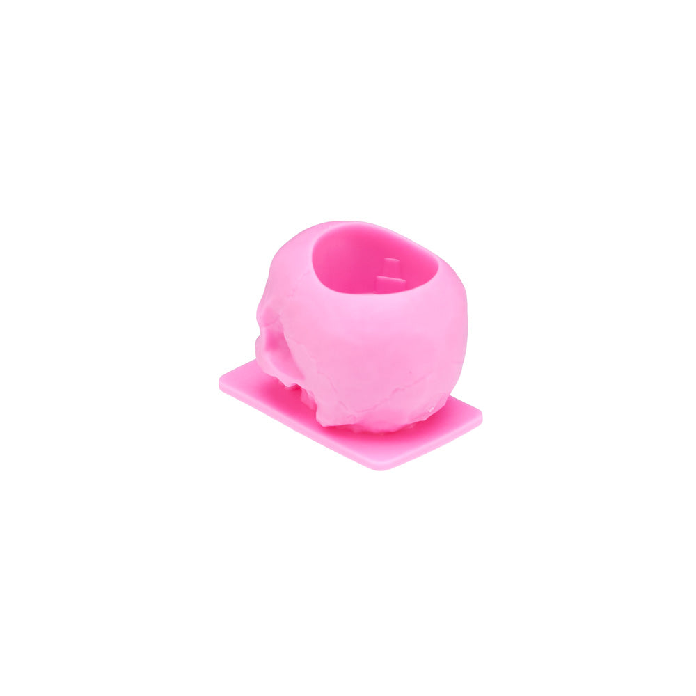 Saferly Skull Silicone Ink Caps —Size #16 (Large) — Bag of 200  — Pick Color - Darklab Tattoo Supplies