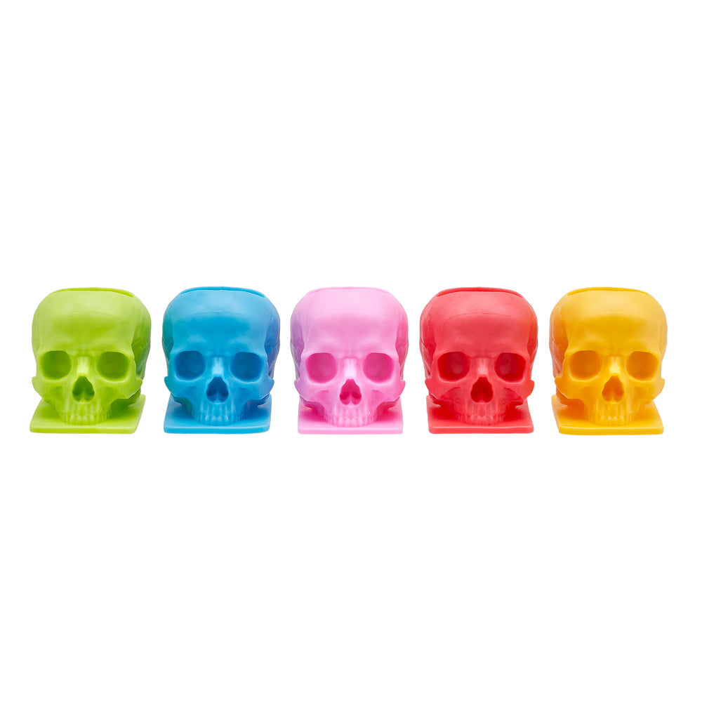 Saferly Skull Silicone Ink Caps —Size #16 (Large) — Bag of 200  — Pick Color - Darklab Tattoo SuppliesSaferly Skull Silicone Ink Caps —Size #16 (Large) — Bag of 200  — Pick Color