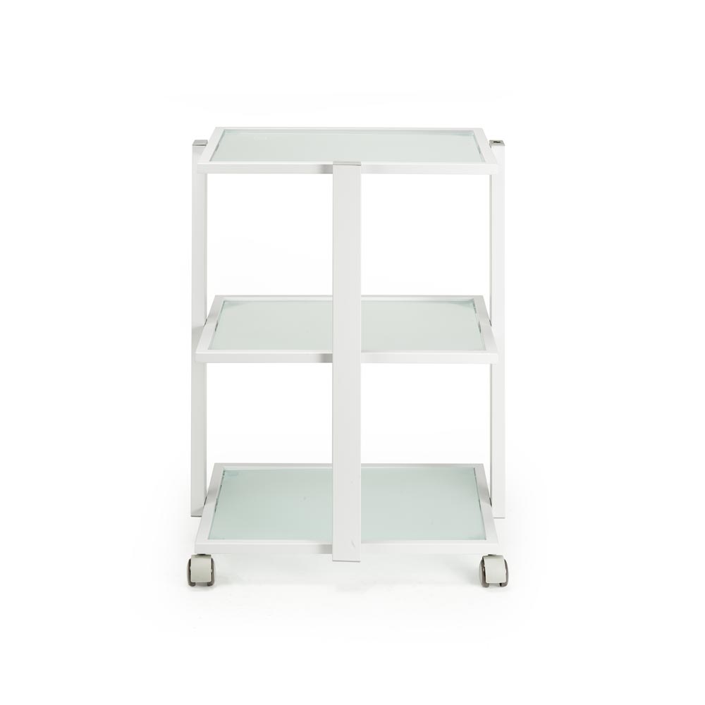 Fellowship Rolling Cart — White