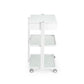 Fellowship Locking Cabinet for Rolling Cart — WhiteFellowship Locking Cabinet for Rolling Cart — White