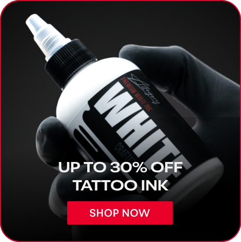 up to 30% off tattoo ink