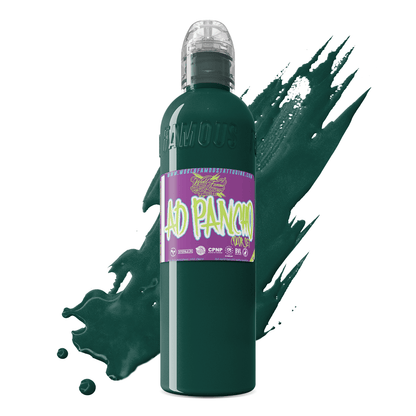 A.D. Pancho Proteam Color - Deep Green | World Famous Tattoo Ink - Darklab Tattoo SuppliesA.D. Pancho Proteam Color - Deep Green | World Famous Tattoo Ink