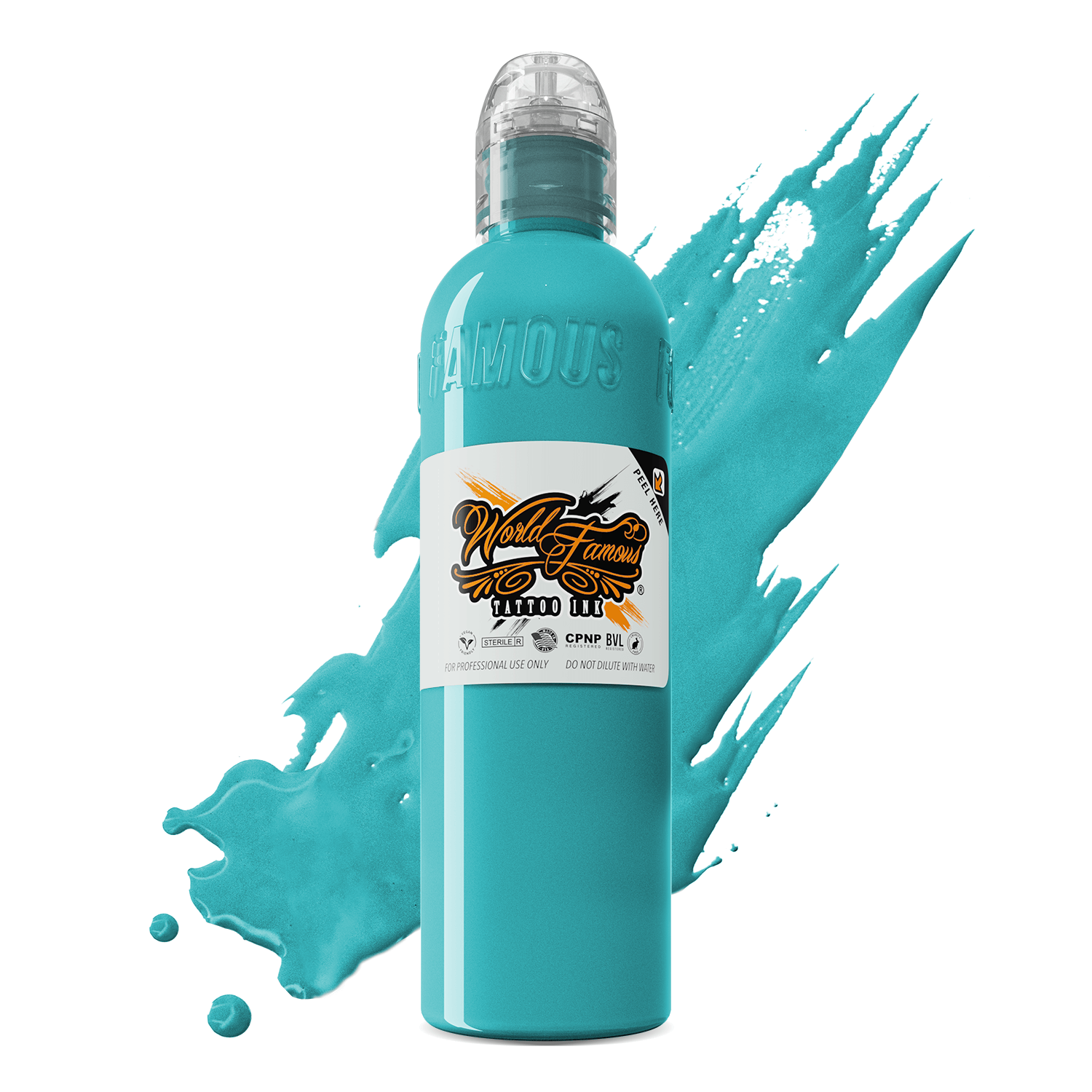 WFBRB4 World Famous Barrier Reef Blue 4ozBarrier Reef Blue | World Famous Tattoo Ink