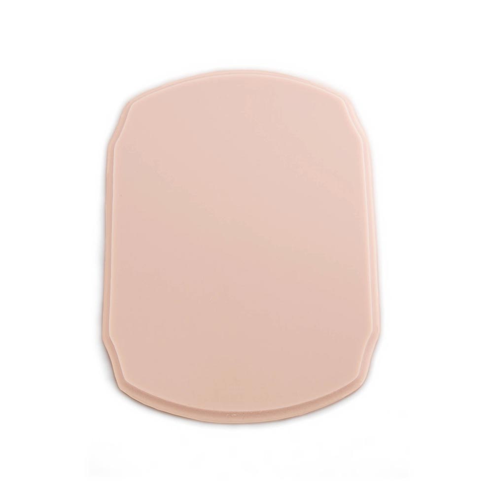 Tattooable Synthetic Rounded Plaque — Pick Skin Tone