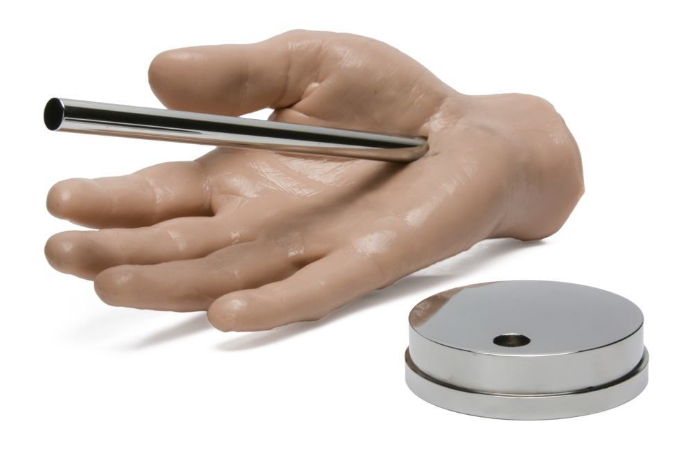 Round Steel Display Stand for Synthetic Hands