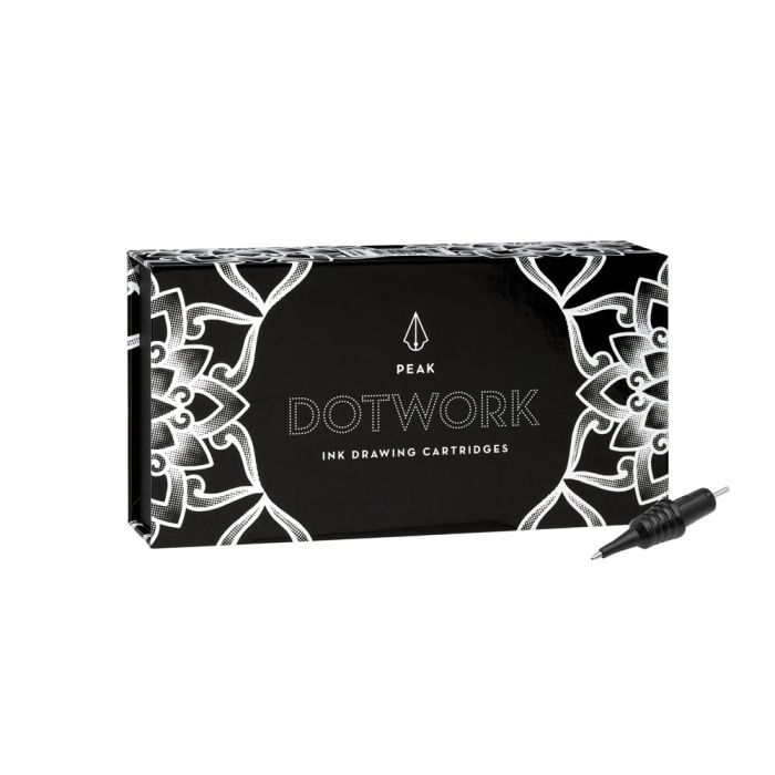 Peak Dotwork Ink Drawing Cartridge — Pick Color — Box of 20
