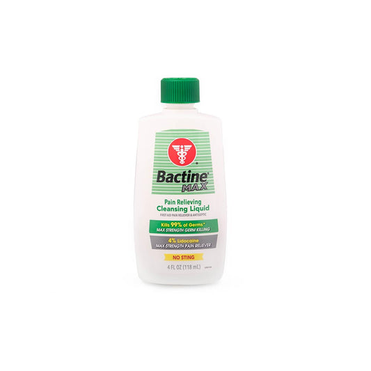 Bactine Max — First Aid Anesthetic & Antiseptic — 4oz Squeeze Bottle Bactine Max — First Aid Anesthetic & Antiseptic — 4oz Squeeze Bottle