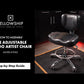 Fellowship Black Adjustable Tattoo Artist Chair 9942Fellowship Black Adjustable Tattoo Artist Chair 9942