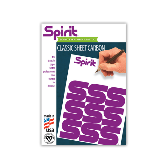 Spirit Tattoo Carbon Sheet Paper 8-1/2" x 11" — 200 Sheets Spirit Tattoo Carbon Sheet Paper 8-1/2" x 11" — 200 Sheets