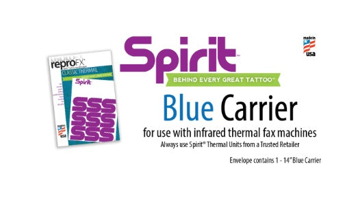 Blue Thermofax Carrier - Use With Oldschool Thermofax Machines - Blue Acetate Thermal Paper (box)Blue Thermofax Carrier - Use With Oldschool Thermofax Machines - Blue Acetate Thermal Paper