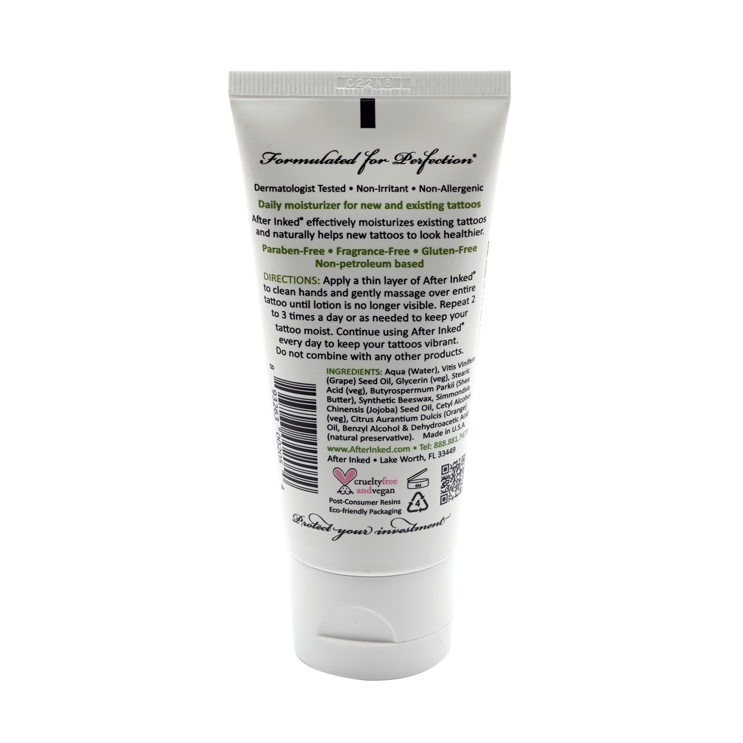 Tattoo Moisturizer & Aftercare Lotion 3oz