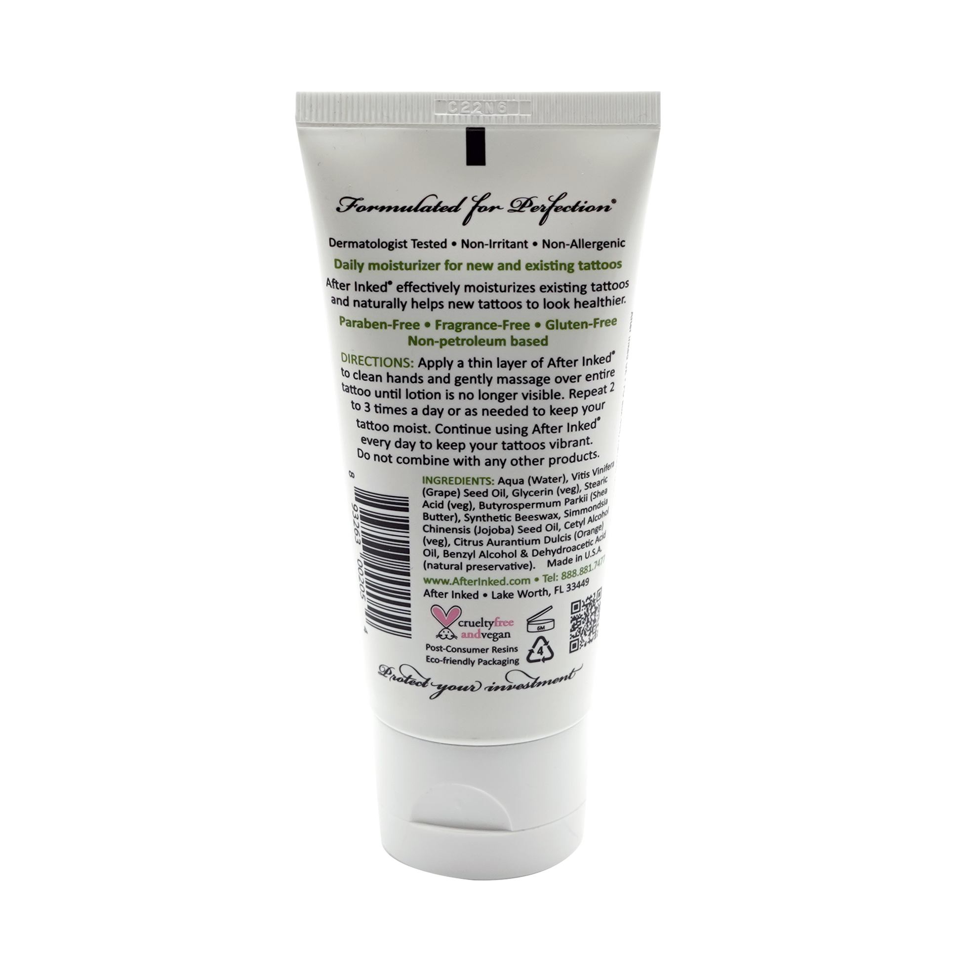 Tattoo Moisturizer & Aftercare Lotion 3oz
