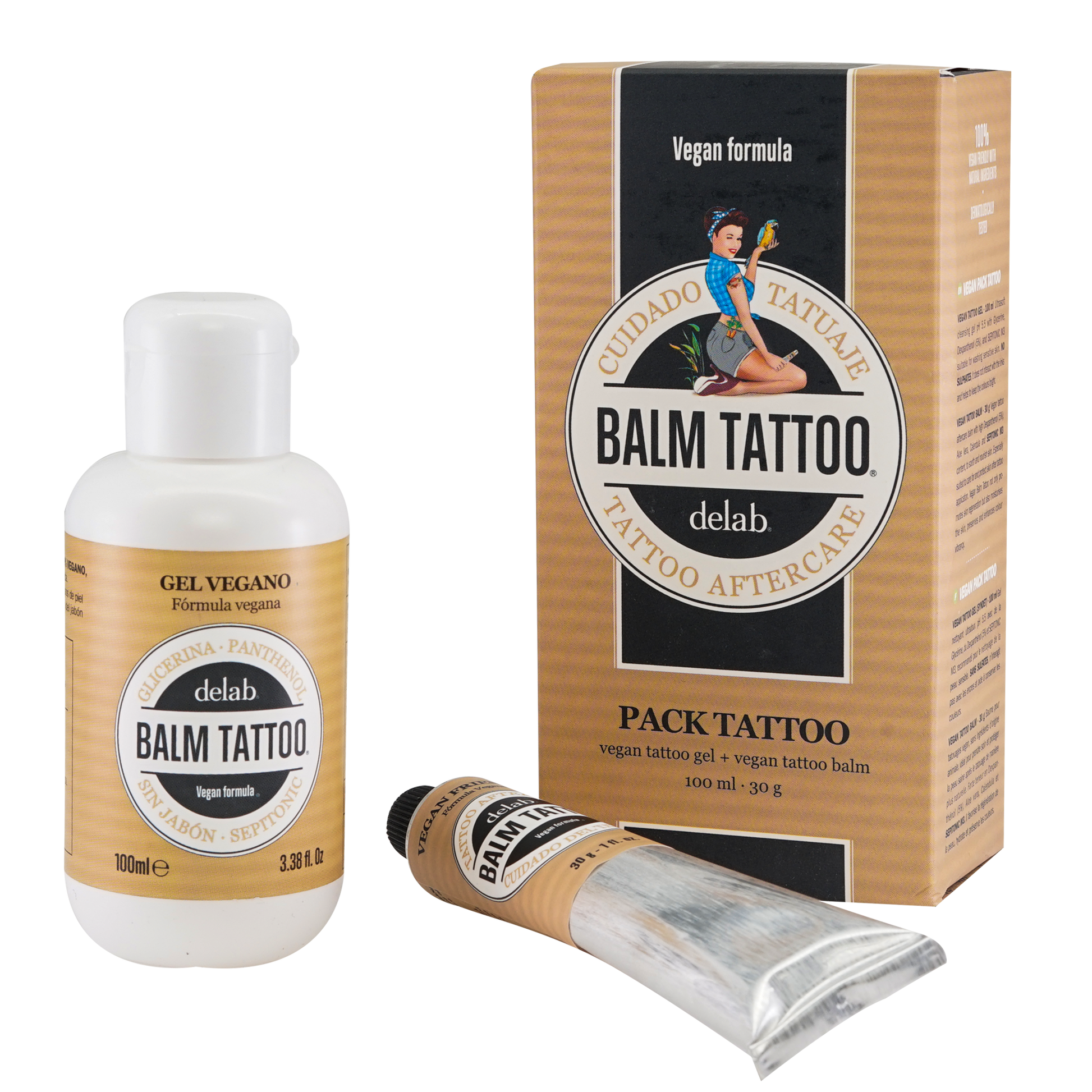 Balm Tattoo Pack Vegan Gel + Balm