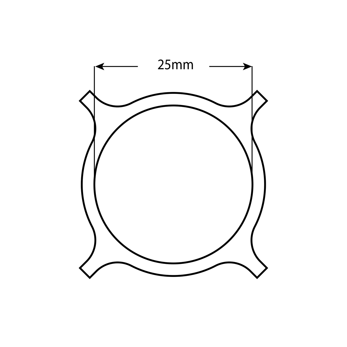 No-Roll Machine Collar