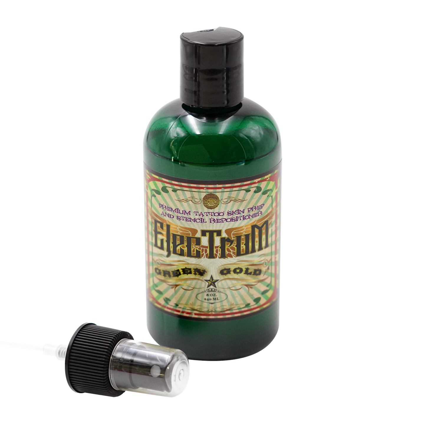 Electrum Premium Tattoo Skin Prep and Stencil Repositioner - 8 OZ.