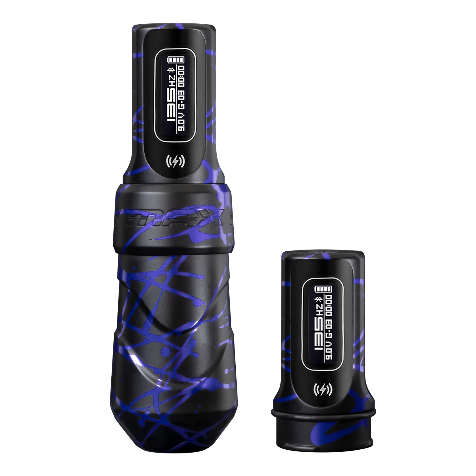 Flux Max Purple Hydra w/ 2 PowerBolts II Darklab Tattoo Supplies