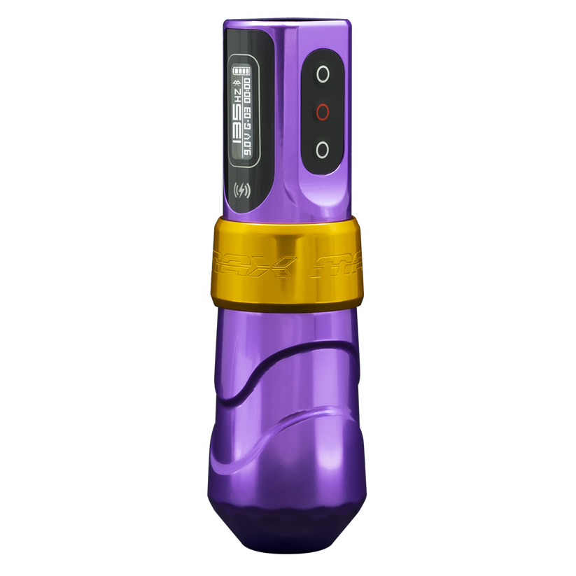 Flux Max Salem Tattoo Machine with 2 PowerBolt IIs FK Irons Darklab