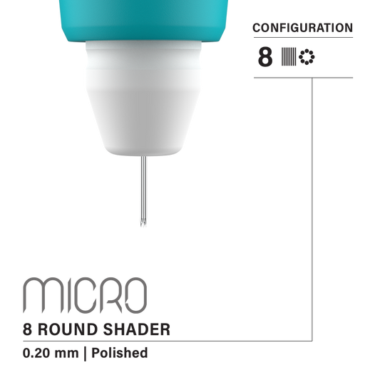 Vertix Micro Microblade - Round Shader Blade - Pack of 10 Microblades Vertix Micro Microblade - Round Shader Blade - Pack of 10 Microblades
