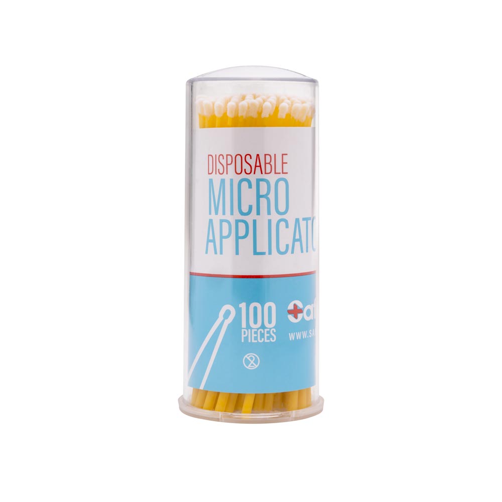 Saferly Disposable Micro Applicators — 100 Pieces — Pick Diameter