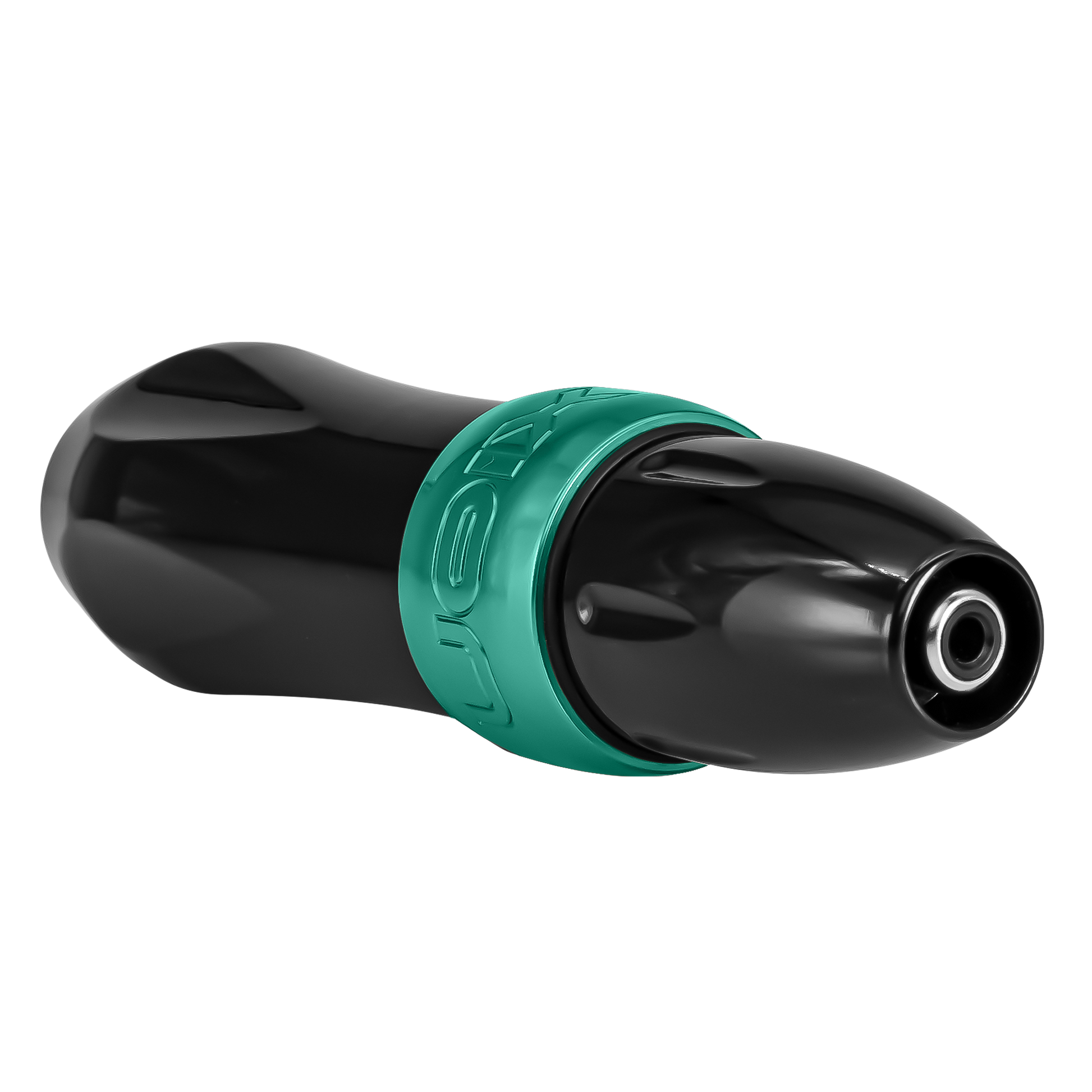 Spektra Xion in black with a seafoam green band on the machine body, view from the plugSpektra Xion Seafoam with LightningBolt