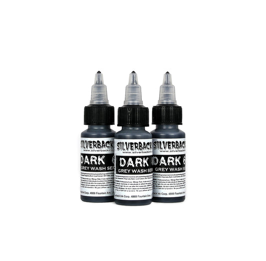 Silverback Ink DARK Grey Wash Series - 1oz Set