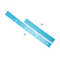 Saferly Extra Long Blue Clip Cord Sleeves and Machine Bags — Box of 200