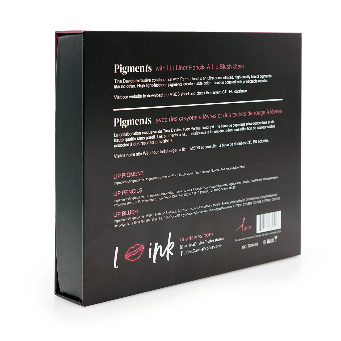 LUST Tina Davies INK Lip Collections | Perma Blend