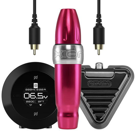 Xion S Bubble Gum Special Edition Elite Set - Darklab Tattoo Supplies Xion S Bubble Gum Special Edition Elite Set