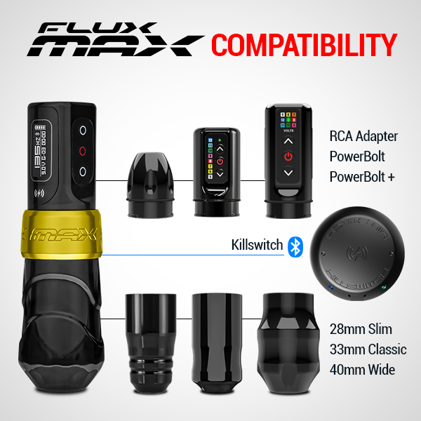 Flux Max Stealth + 2 PowerBolts II