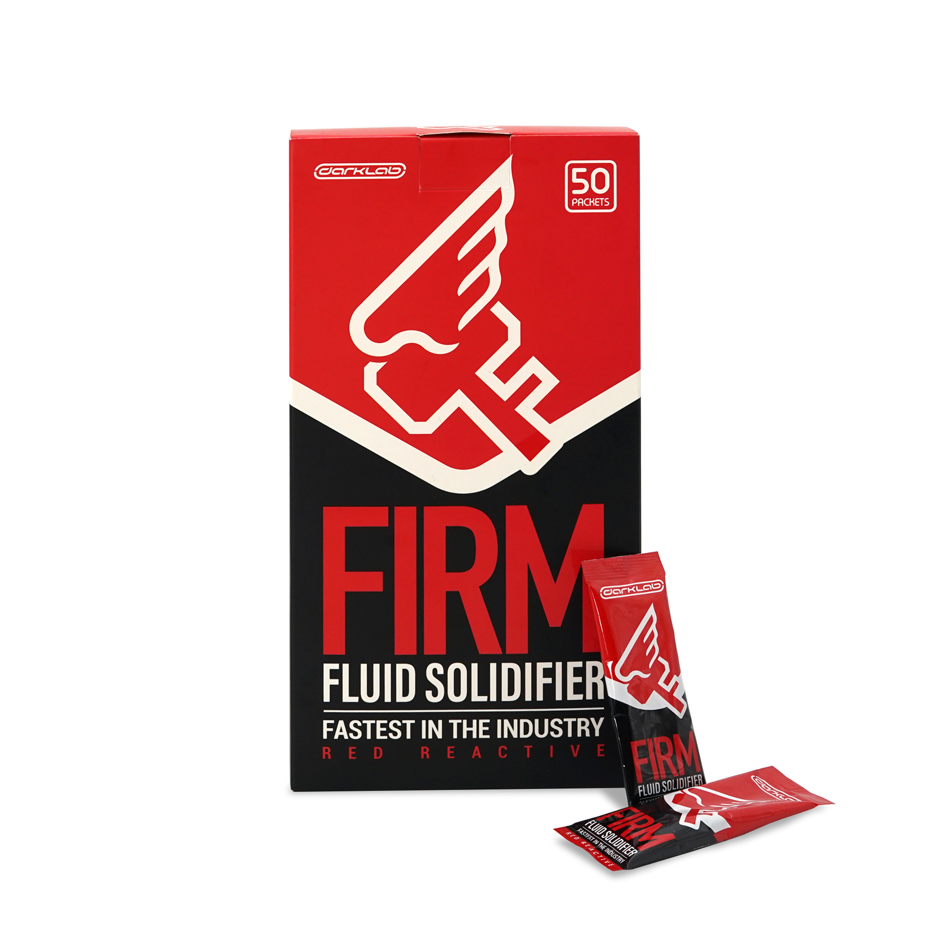 FIRM FLUID SOLIDIFIER 50 PACK BOX (RED)