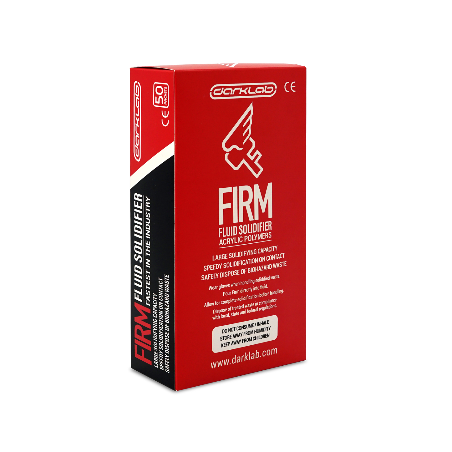 FIRM FLUID SOLIDIFIER 50 PACK BOX (RED)