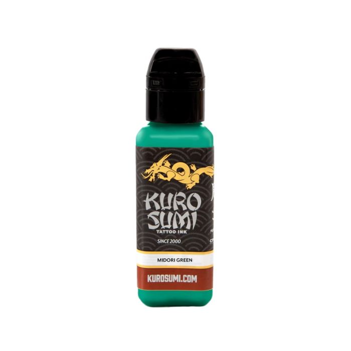 Midori Green | Kuro Sumi Tattoo Ink | 1/2oz