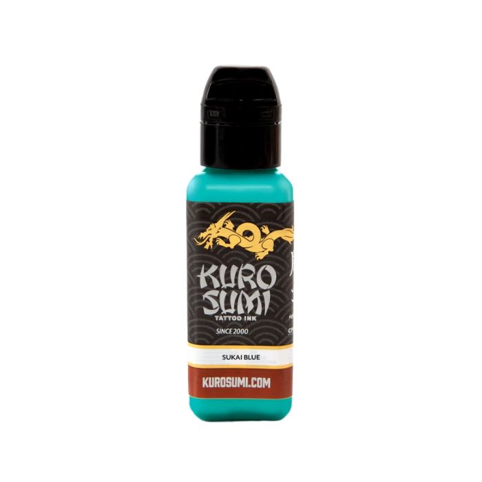 Sukai Blue | Kuro Sumi Tattoo Ink | 1/2oz