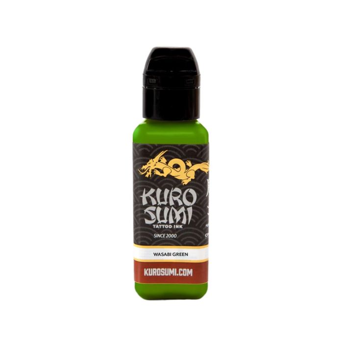 Wasabi Green | Kuro Sumi Tattoo Ink | 1/2oz