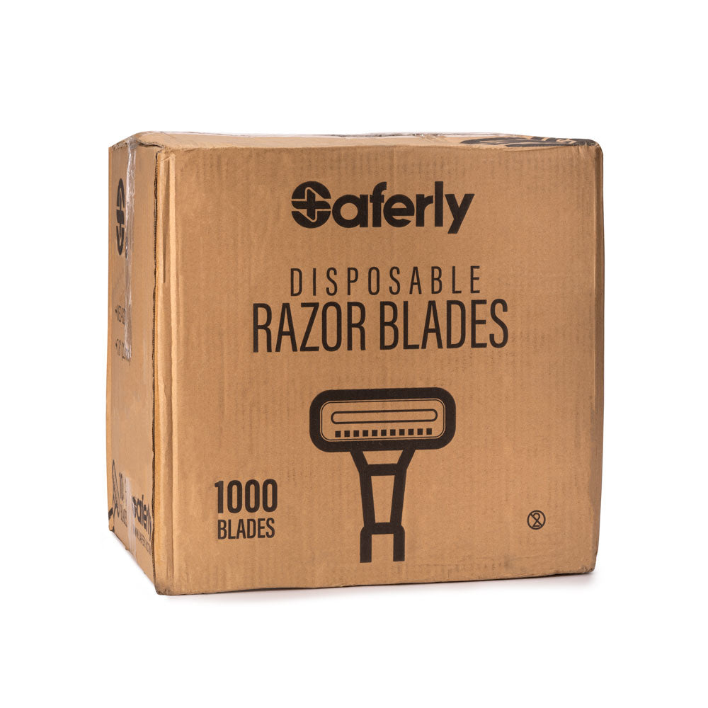 Saferly Double Blade Disposable Razor — Box of 100