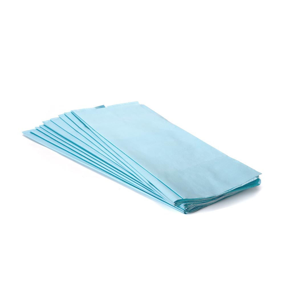 Drape Cloth Sheets Case of 100 Blue | Polyester & Paper by Saferly