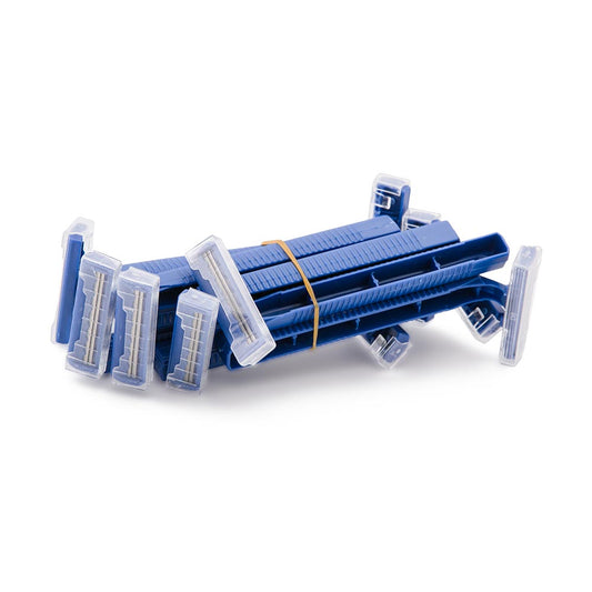 Saferly Double Blade Disposable Razor — Box of 100