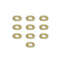 #10 Brass Washers - 10 Pack