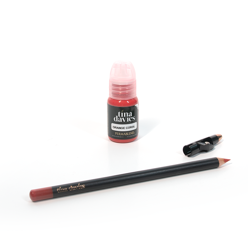 Tina Davies Lip Duo Perma Blend Orange Coral