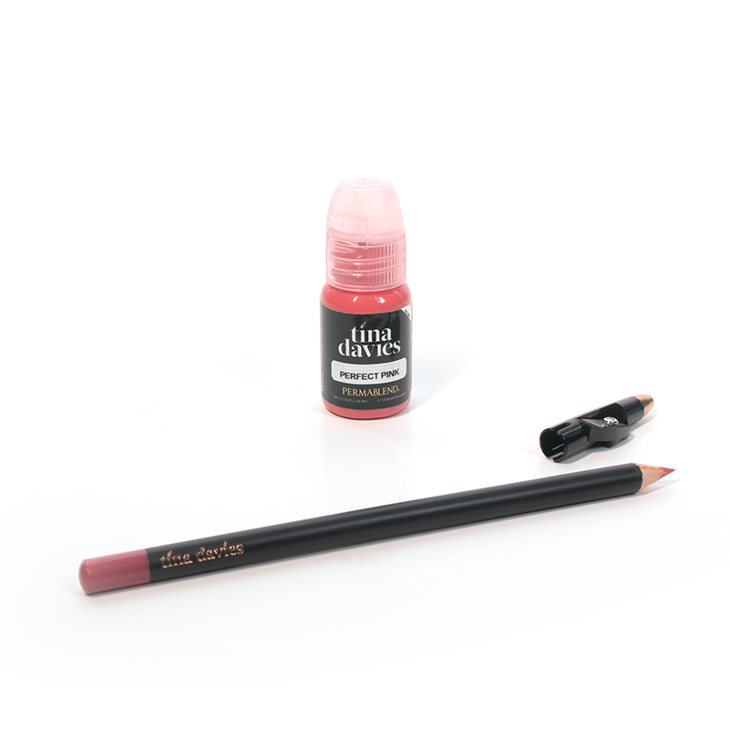 Tina Davies Lip Duo Perma Blend  Perfect Pink