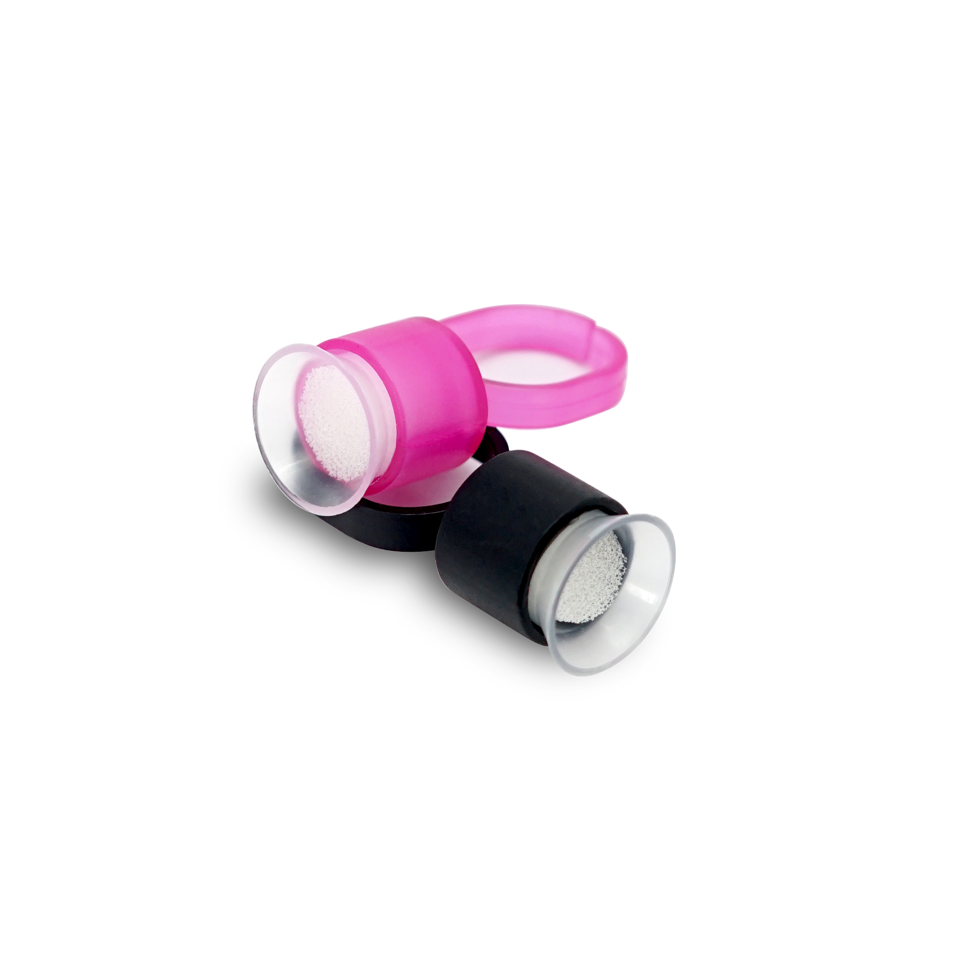 Ink Cap Rings 100pcs 50 Black/50 pink