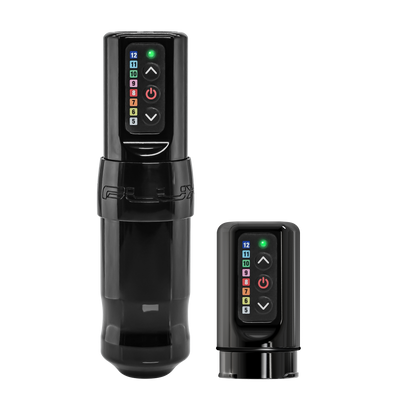 Stealth with PowerBoltSpektra Flux Wireless Tattoo Machine w/2 PowerBolts - Stealth