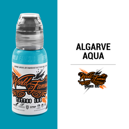 Algarve Aqua Ink | World Famous Tattoo Ink - Darklab Tattoo SuppliesAlgarve Aqua Ink | World Famous Tattoo Ink