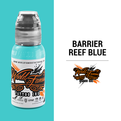 Barrier Reef Blue | World Famous Tattoo Ink - Darklab Tattoo SuppliesBarrier Reef Blue | World Famous Tattoo Ink