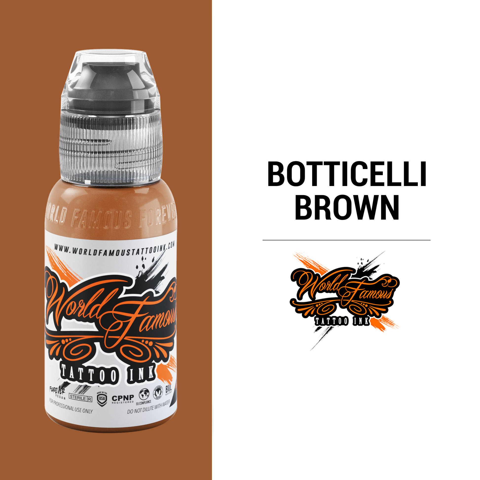 Botticelli Brown | World Famous Tattoo Ink